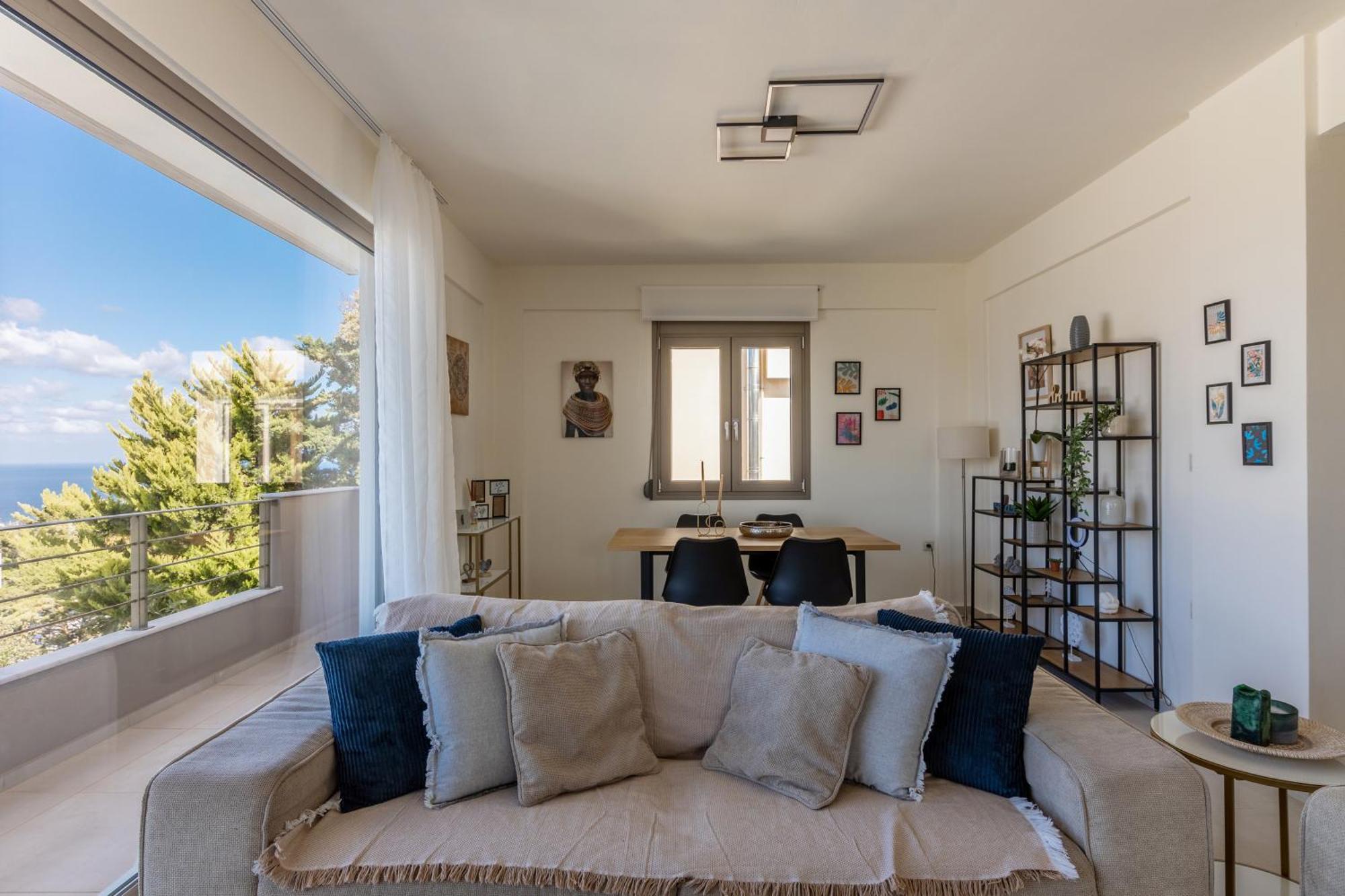 3 Bedroom Villa With Stunning Sea View & Private Parking Elia  Exterior photo